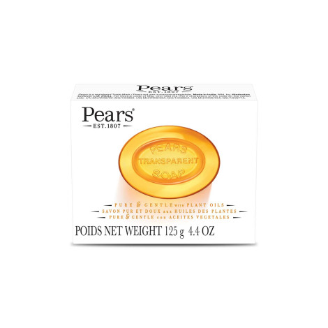 Pears Transparent Soap Pure and Gentle with Plant Oils 125g