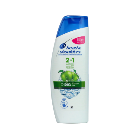 Head & Shoulders Anti Dandruff 2in1 Apple Fresh Shampoo & Conditioner 450ml