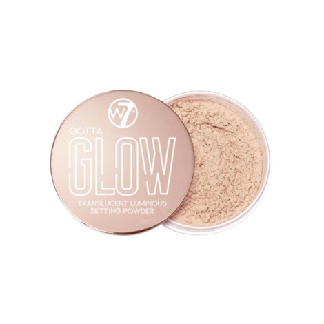 W7 Gotta Glow Translucent Luminous Setting Powder 15g