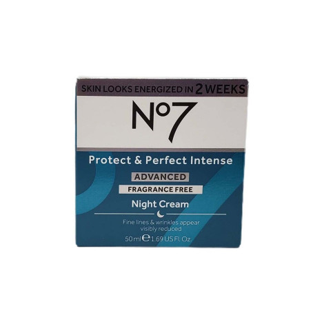 No7 Protect & Perfect Intense Advanced Fragrance Free Night Cream 50ml