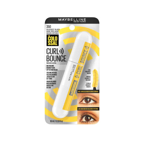 Maybelline The Colossal Curl Bounce Washable Mascara - 350 Blackest Black