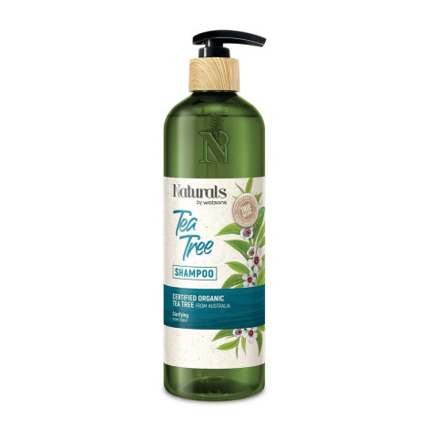 Naturals By Watsons Tea Tree Shampoo 490ml