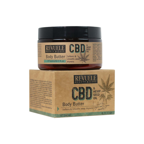 Revuele CBD & Hemp Seed Oil Body Butter 240ml