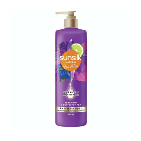 Sunsilk Natural Bio Active Bergamot & Butterfly Pea Anti-Hairfall Shampoo 380ml