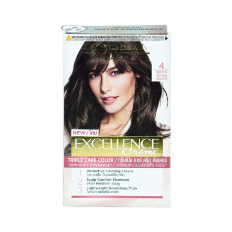 L'Oreal Excellence Hair Color- 4 Brown