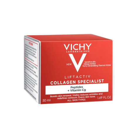 Vichy Liftactiv Collagen Specialist Peprides + Vitamin Cg Cream 50ml