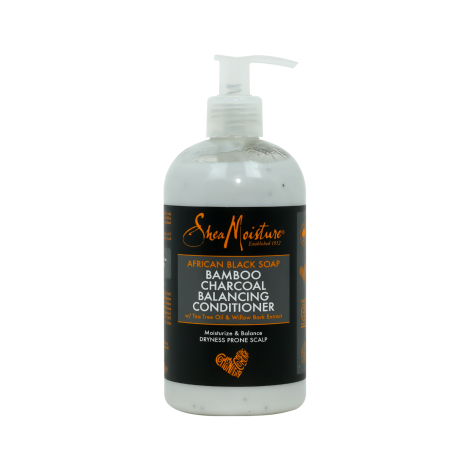 Shea Moisture African Black Soap Bamboo Charcoal Balancing Conditioner 384ml