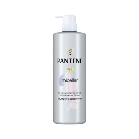Pantene Micellar Detox and Scalp Cleanse White Charcoal Shampoo 530ml.