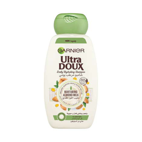Garnier Ultra Doux Nurturing Almond Milk Daily Hydrating Shampoo 400ml