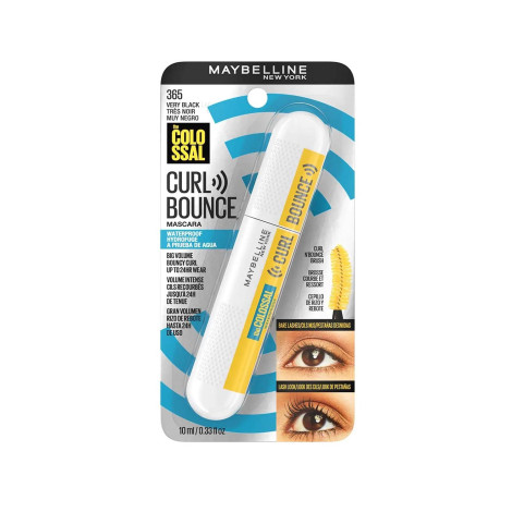 Maybelline The Colossal Waterproof Curl Bounce Washable Mascara - 365 Very Black