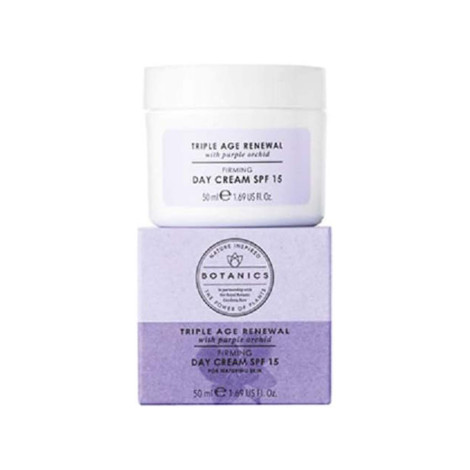 Botanics Triple Age Renewal Firming Day Cream SPF15 50ml