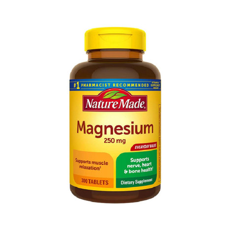 Nature Made Magnesium 250 mg 300 Tablets (USA)