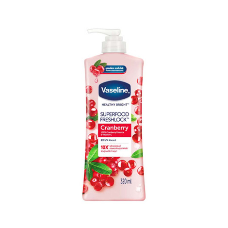 Vaseline Super Food Fresh Look Cranberry Body Lotion 320ml