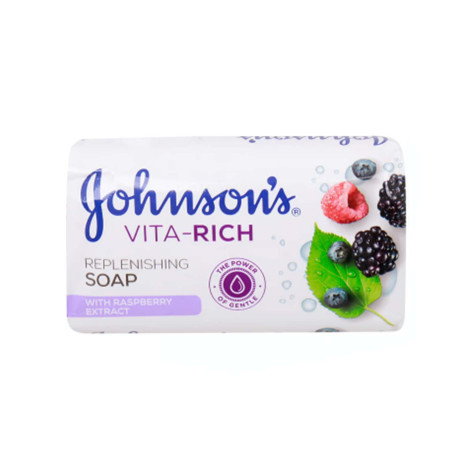 Johnson's Vita Rich Replenishing Soap With Raspberrry Extract 175g