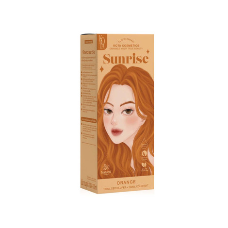 Kota Hair Color Cream Sunrise - Orange