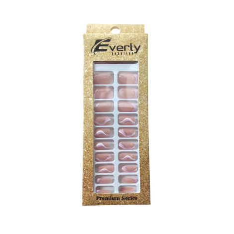 Everly Natural Fake Nails 24pcs - H209