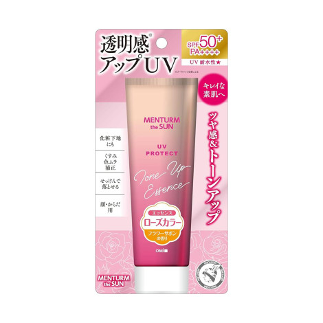Omi Brotherhood Menturm The Sun Tone Up UV Essence Rose SPF50+ PA++++ 80g