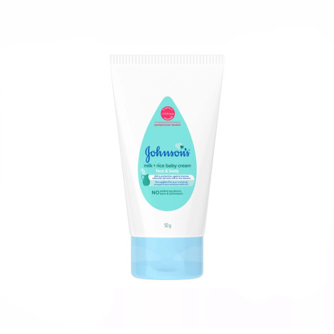Johnson's Face & Body Milk + Rice Baby Cream 50g