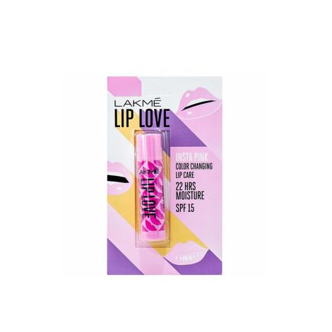 Lakme Lip Love Chapstick Insta Pink Lip Balm 4.5 gm