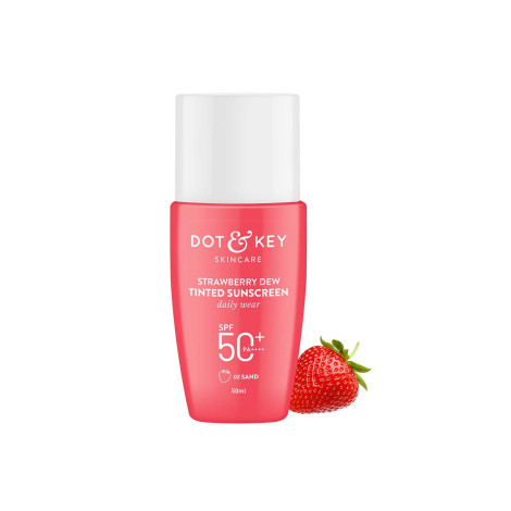 Dot & Key Strawberry Dew Tinted Sunscreen SPF50+ PA+++ 50ml - 03 Sand
