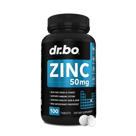 Dr.bo Zinc 50mg Tablets – 100 Tablets
