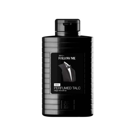 Follow Me Men Perfumed Talc Powder Black 160g