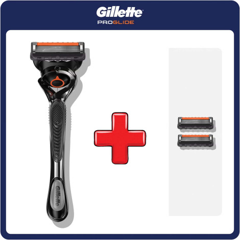 Gillette FCBarcelona Fusion Proglide Razor With 2 Extra Blades