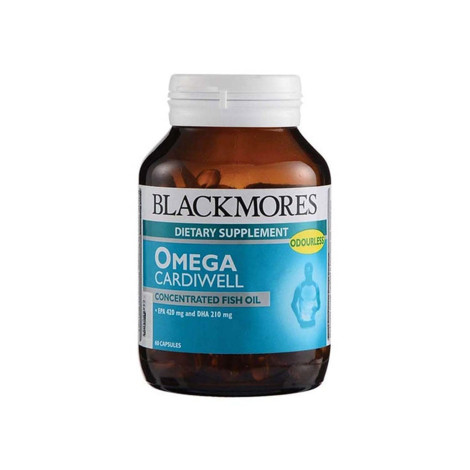 Blackmores Omega Cardiwell Fish Oil – 60 Capsules