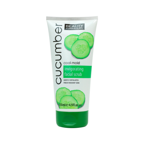 Beauty Formulas Invigorating Cucumber Facial Scrub 150ml