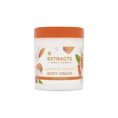 Superdrug Extracts Body Care Almond & Oat Milk Body Cream 475ml