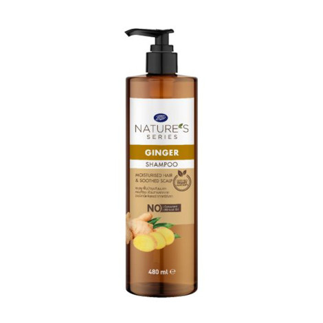Boots Nature's Ginger Strengthen Hair & Soothed Scalp Shampoo 480ml