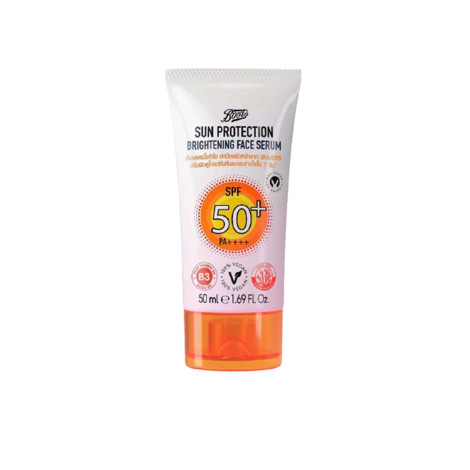 Boots Sun Protection Brightening Face Serum SPF50+ 50ml