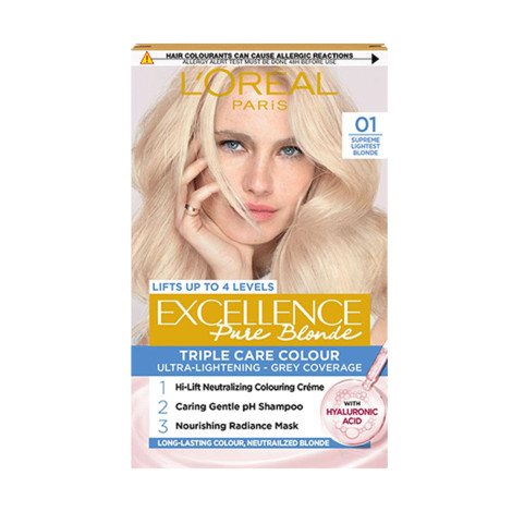 Loreal Hair Colour Excellence - 01 Supreme Lightest Blonde