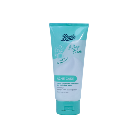Boots BHA & Tea Tree Extract Acne Care Whip Foam 100ml