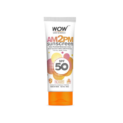Wow Am 2 Pm Sunscreen SPF50 100ml