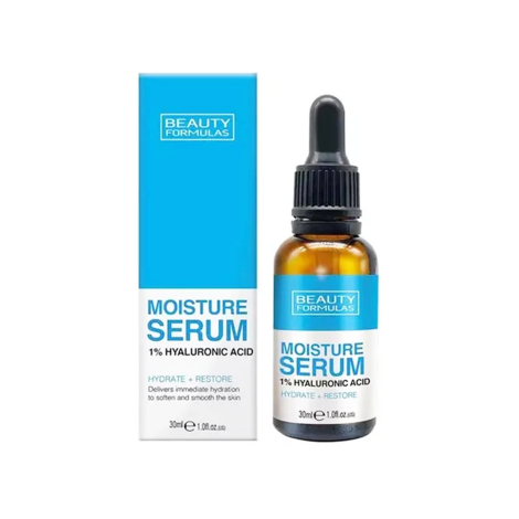 Beauty Formulas 1% Hyaluronic Acid Moisture Serum 30ml