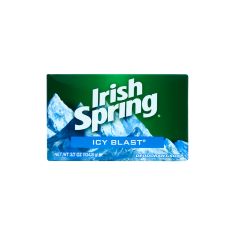 Irish Spring Icy Blast Deodorant Soap 104.8g
