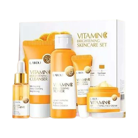 Laikou Vitamin C Brightening Skincare Set - 5pcs
