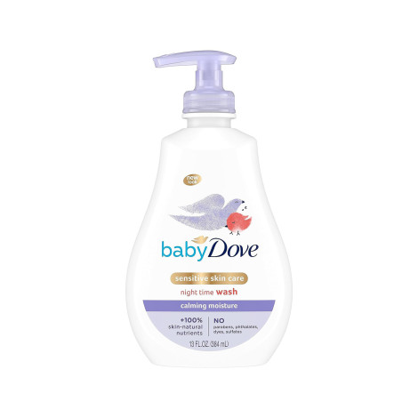 Dove Baby Sensitive Skin Care Calming Moisture Night Time Wash 384ml