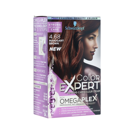 Schwarzkopf Color Expert Colour Cream - 4.68 Mahogany Brown
