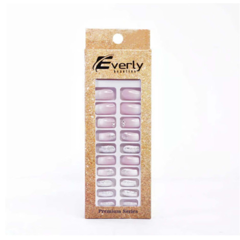 Everly Natural Fake Nails 24pcs - H201