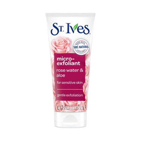 St. Ives Micro Exfoliant Rose Water & Aloe Gentle Exfoliation 170g