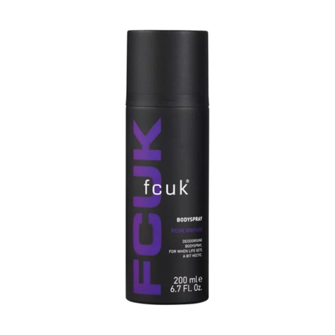 Fcuk Vintage Deodorising Body Spray 200ml