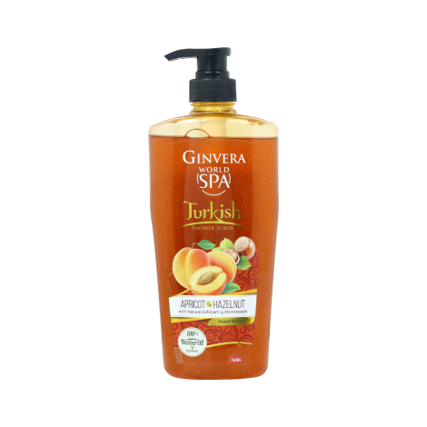 Ginvera World SPA Apricot & Hazelnut Turkish Shower Scrub 750ml