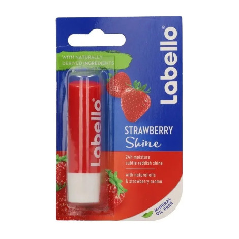 Labello Strawberry Shine 24h Moisture Lip Balm 5.5ml