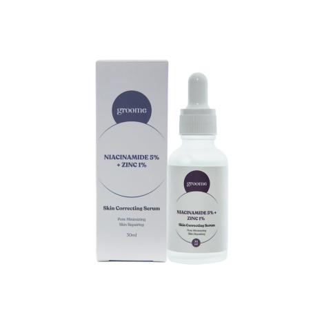 Groome Niacinamide 5% + Zinc 1% Skin Correcting Serum 30ml