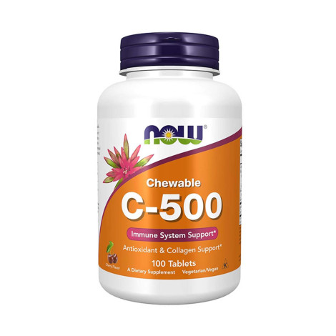 Now Foods Vitamin C-500 – 100 Veg Capsules