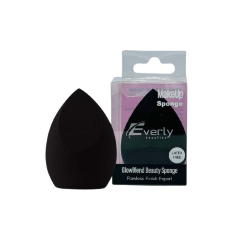 Everly Glow Blend Beauty Makeup Sponge - Black