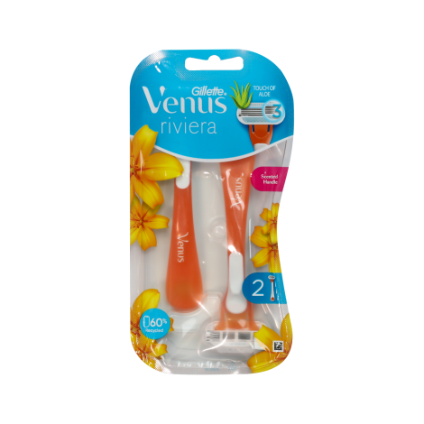 Gillette Venus Riviera Razor 2pcs