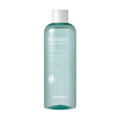 Tonymoly Wonder Tea Tree Pore Fresh Toner 500ml